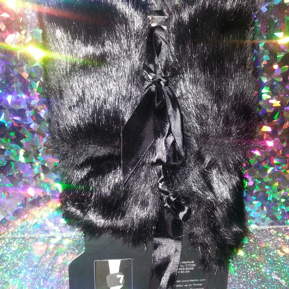 Womens Faux Fur Leg Warmers
